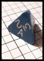 Dice : Dice - DM Collection - Armory 1st Generation Opaque Blue Dark D4 - Ebay Nov 2010